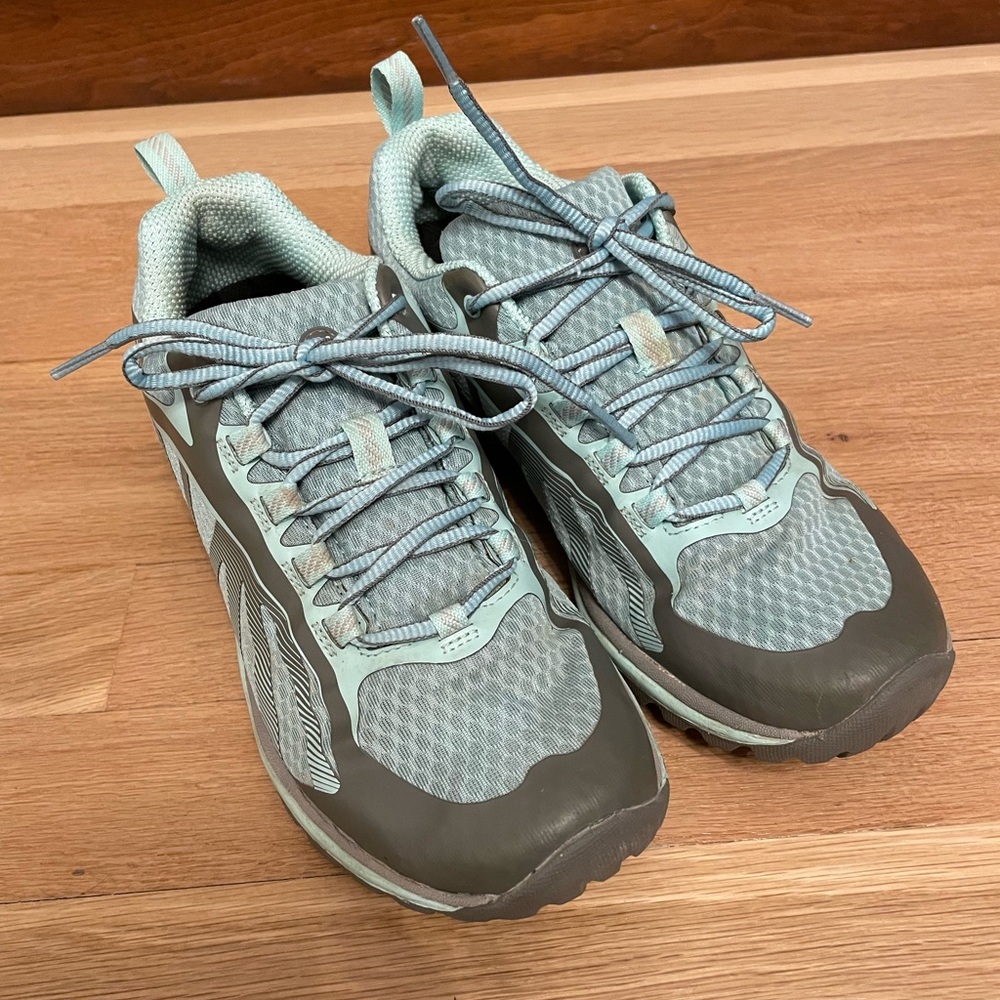 Gently used Merrell hiking/trail running shoes